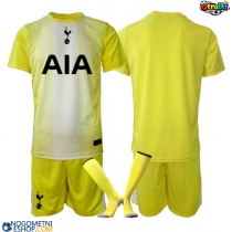 Otroški Nogometni dresi Tottenham Hotspur Vratar Tretji 2025-26 Kratek Rokav (+ Kratke hlače)